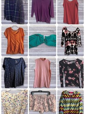 Bundle of Women's size large Assorted Colors